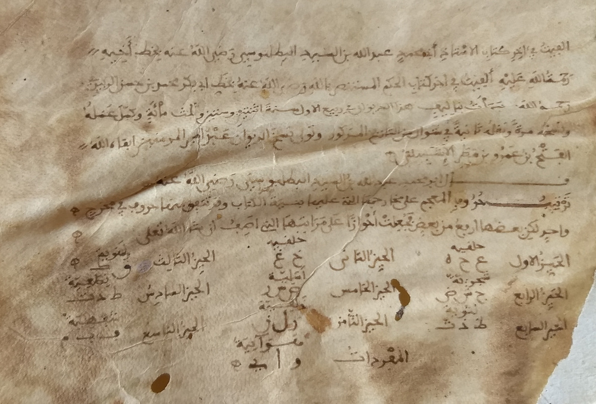 Figure 3: Second colophon of the Qarawiyyīn manuscript of the Mukhtaṣar al-ʿAyn (page 333). Photo by the author.