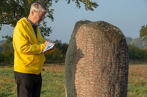 Figure 2: Karlevi runestone in Öland (for scale) by Marco Bianchi, licensed under CC BY 2.0.